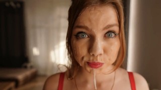 这是记录精子在脸上!我的继妹干扰了我的游戏