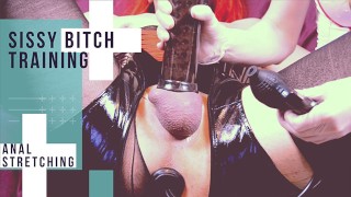 护士用充气插头训练茜茜的屁股