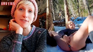 Ersties - Veronica B. squirtet im Schnee