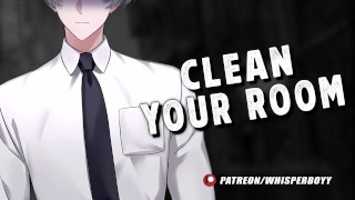 打扫你的房间或被性交 ||男性呻吟||女性音频色情